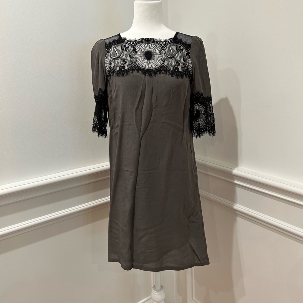 Black‎ and gray dress size 4 Lil brand from Anthropologie. New with tags.